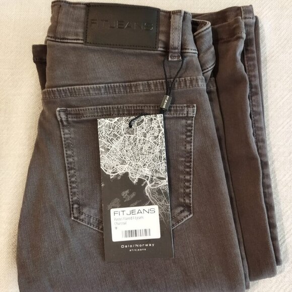 Fitjeans Pastel Flared - Charcoal Size M - Picture 5 of 8